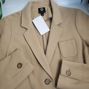 Amber Sun Tan Velour Classic Timeless Cashmere-Like & Feel NEW sz 14